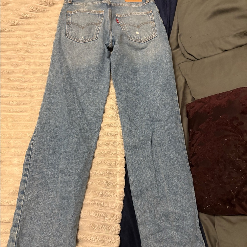 Levi's Straight Leg Blue Jeans Timeless Comfort